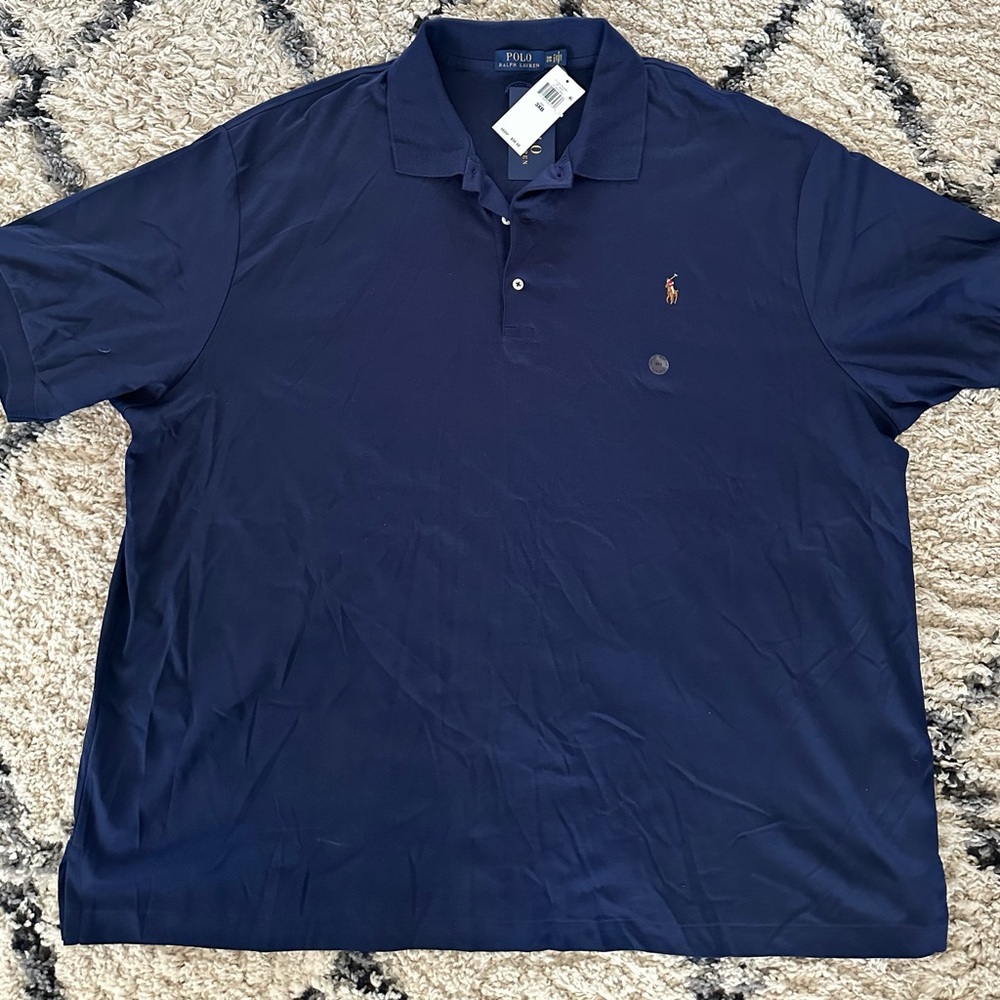 Polo by Ralph Lauren Men's Navy Blue Shirt